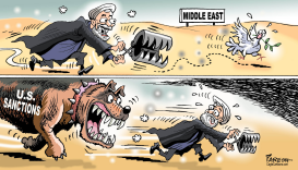 US SANCTIONS IN MIDEAST by Paresh Nath