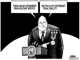 CHENEY'S DEFERMENTS by RJ Matson