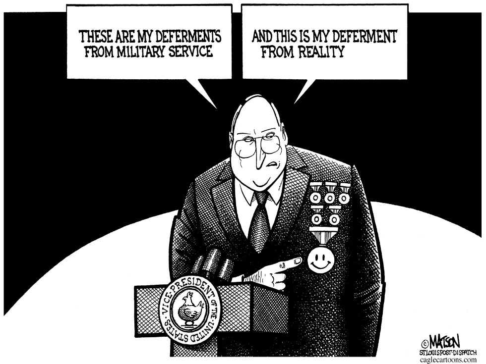  CHENEY'S DEFERMENTS by RJ Matson