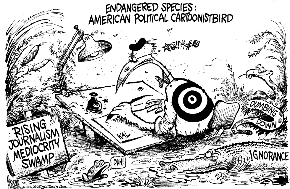  CARTOONISTBIRD THE ENDANGERED SPECIES by Mike Lane