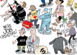 GUN JOBS by Pat Bagley