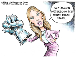 MELANIA VS WHITE HOUSE STAFF by Dave Granlund