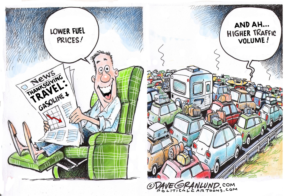  THANKSGIVING 2018 GAS PRICES by Dave Granlund