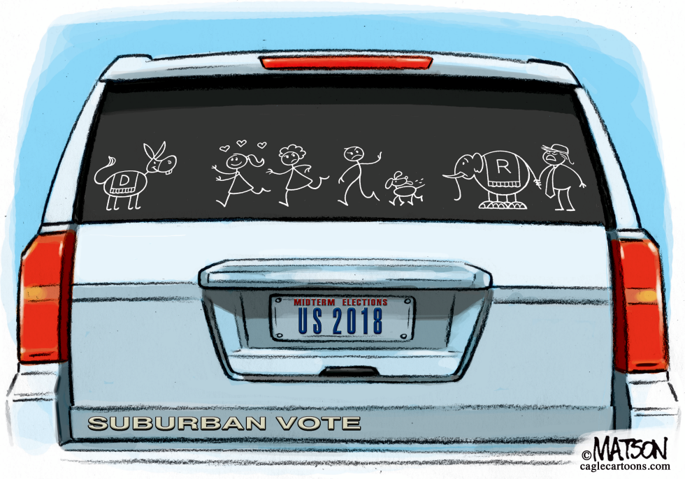  SUBURBAN VOTE GOES TO DEMOCRATS by RJ Matson