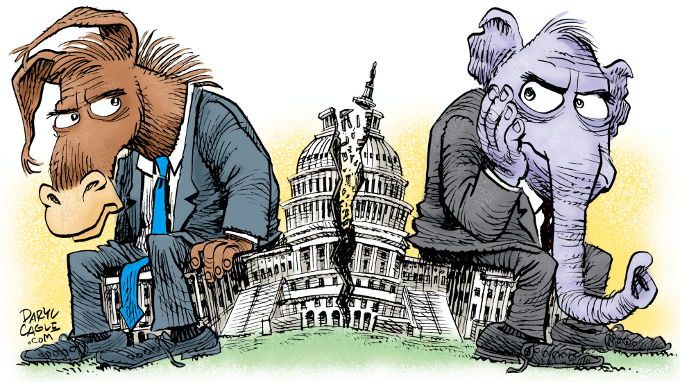  SPLIT CAPITOL by Daryl Cagle