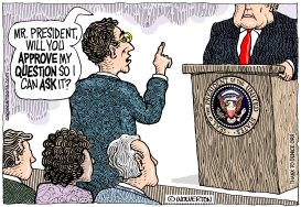 WHITE HOUSE PRESS CONFERENCE by Wolverton