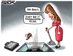 MELANIA MIFFED by Steve Sack