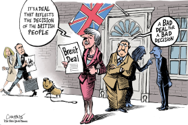 THERESA MAY’S BREXIT PLAN by Patrick Chappatte