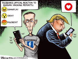 FACEBOOK AND RUSSIA by Kevin Siers