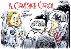 HILLARY CAMPAIGN CAROL by Jeff Koterba