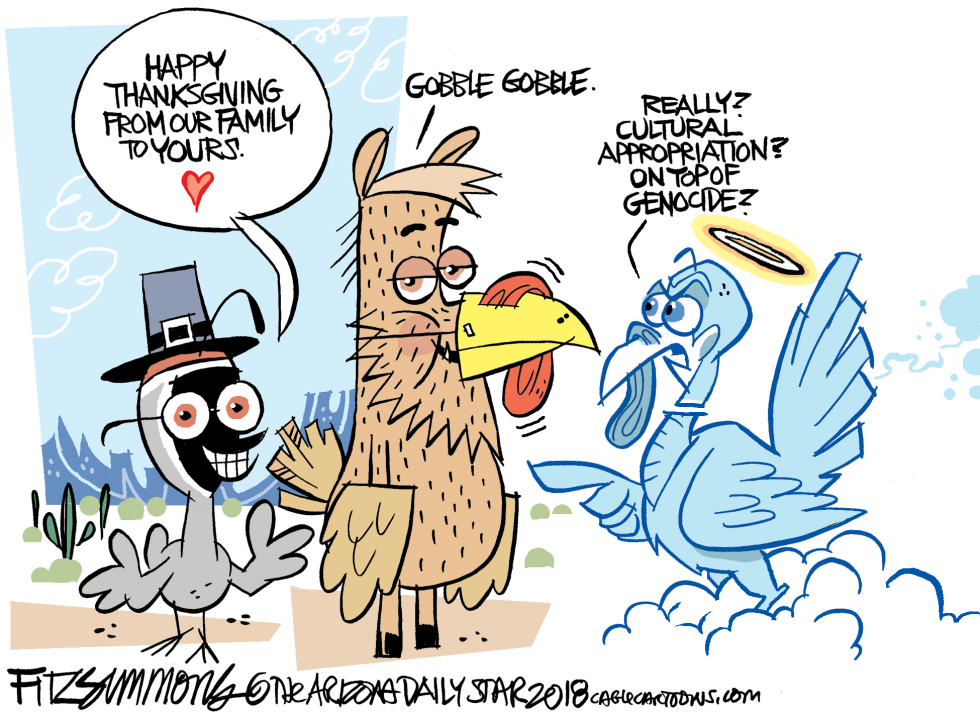  HAPPY THANKSGIVING by David Fitzsimmons