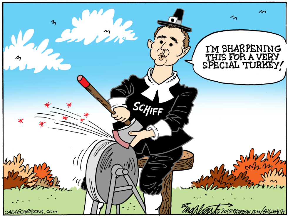  ADAM SCHIFF by Bob Englehart