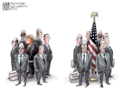 HIS UNDEMOCRATIC IMPULSES by Adam Zyglis