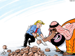 TRUMP& BIN SALMAN by Osama Hajjaj