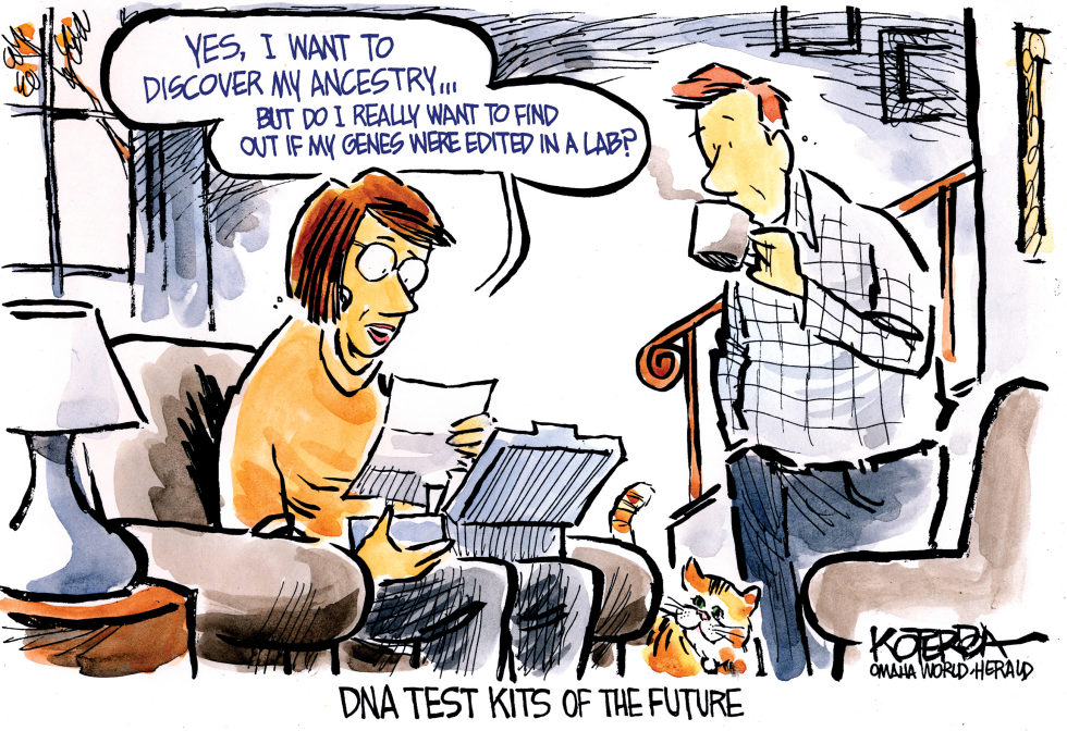  DNA TEST KITS OF THE FUTURE by Jeff Koterba