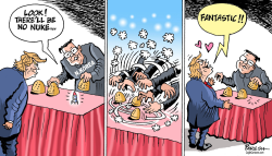 N.KOREAN SHELL GAME by Paresh Nath