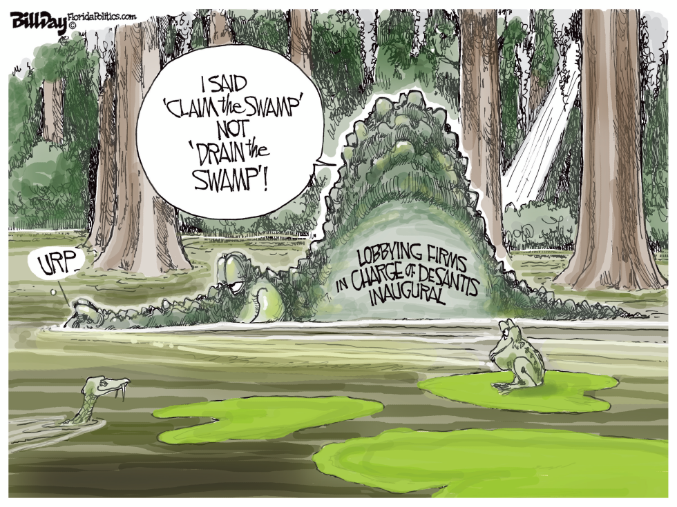  DESANTIS THE SWAMPMAN FLORIDA by Bill Day