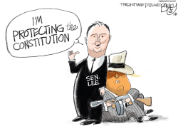 MIKE LEE by Pat Bagley