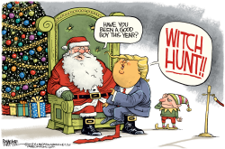 TRUMP AND SANTA by Rick McKee