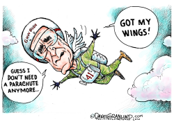 GEORGE H W BUSH WINGS by Dave Granlund