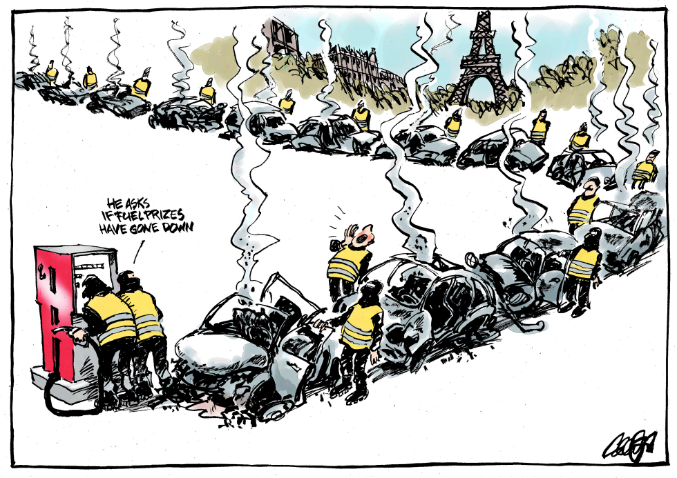  ABOUT THE GILETS JAUNES IN FRANCE by Jos Collignon