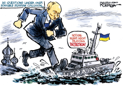 PUTIN OVERSTEPS by Jeff Koterba