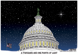 A THOUSAND AND ONE POINTS OF LIGHT by RJ Matson