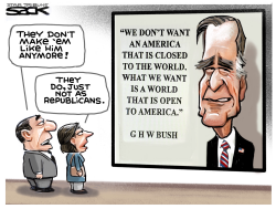 G H W BUSH by Steve Sack