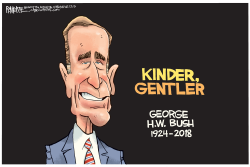 GEORGE HW BUSH OBIT by Rick McKee