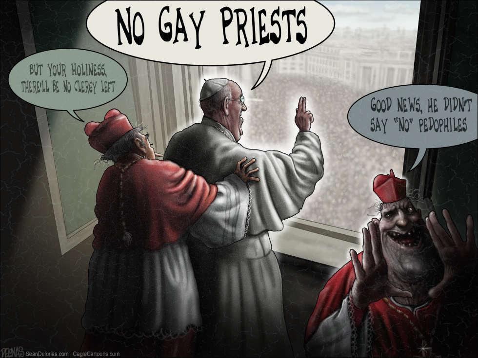  POPE GAYS PEDOPHILES CATHOLIC CHURCH by Sean Delonas