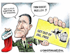 FLYNN XMAS STOCKING by Dave Granlund