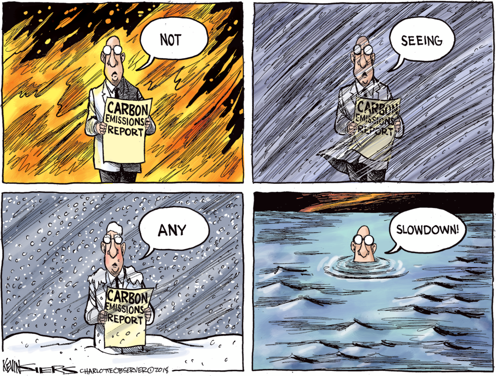  CARBON EMISSIONS GOAL FAILURE by Kevin Siers