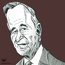 HW BUSH by Hajo de Reijger