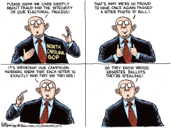 NORTH CAROLINA BALLOT FRAUD by Kevin Siers