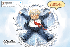 SNOW ANGEL TRUMP by Ed Wexler