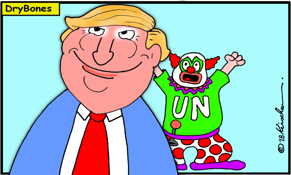  HE TRUMPS THE UN by Yaakov Kirschen