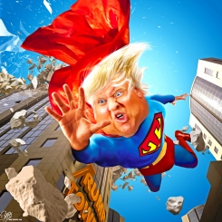 TARIFF MAN by Bart van Leeuwen