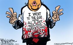 TRUMP SHIRT by Milt Priggee