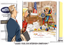 WHITE HOUSE CHIEF OF STAFF JOB INTERVIEW by RJ Matson