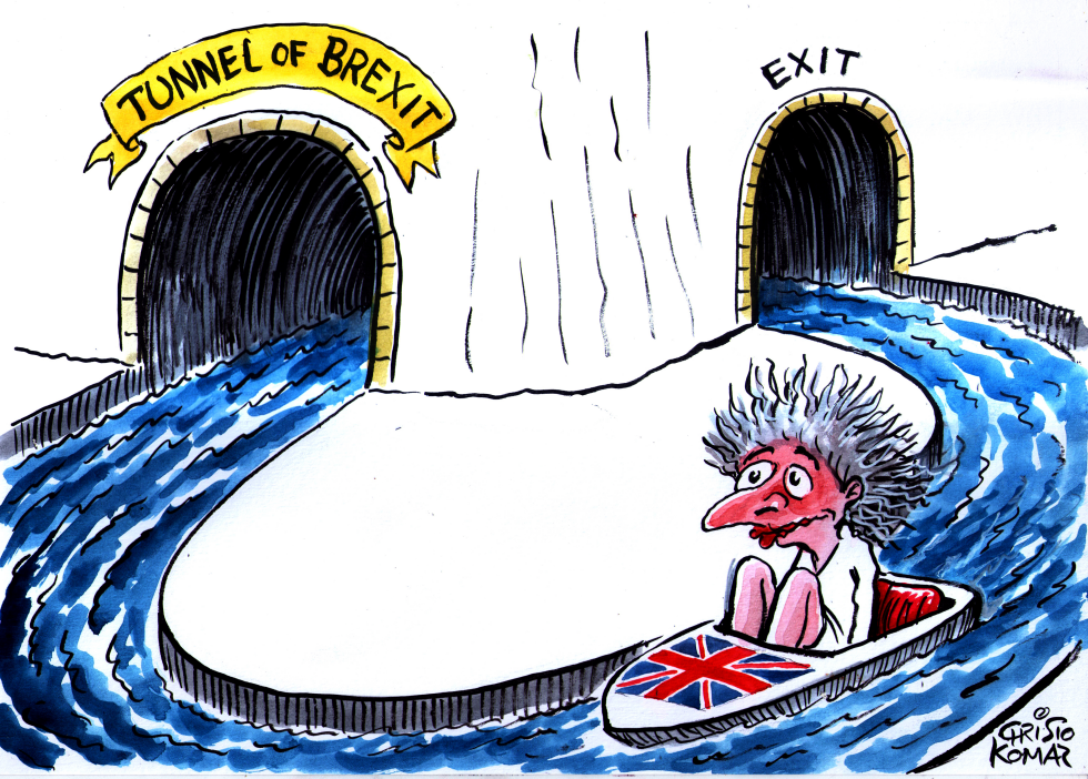  TUNNEL OF BREXIT by Christo Komarnitski