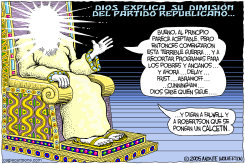 DIOS RENUNCIA AL PARTIDO REPUBLICANO  by Wolverton