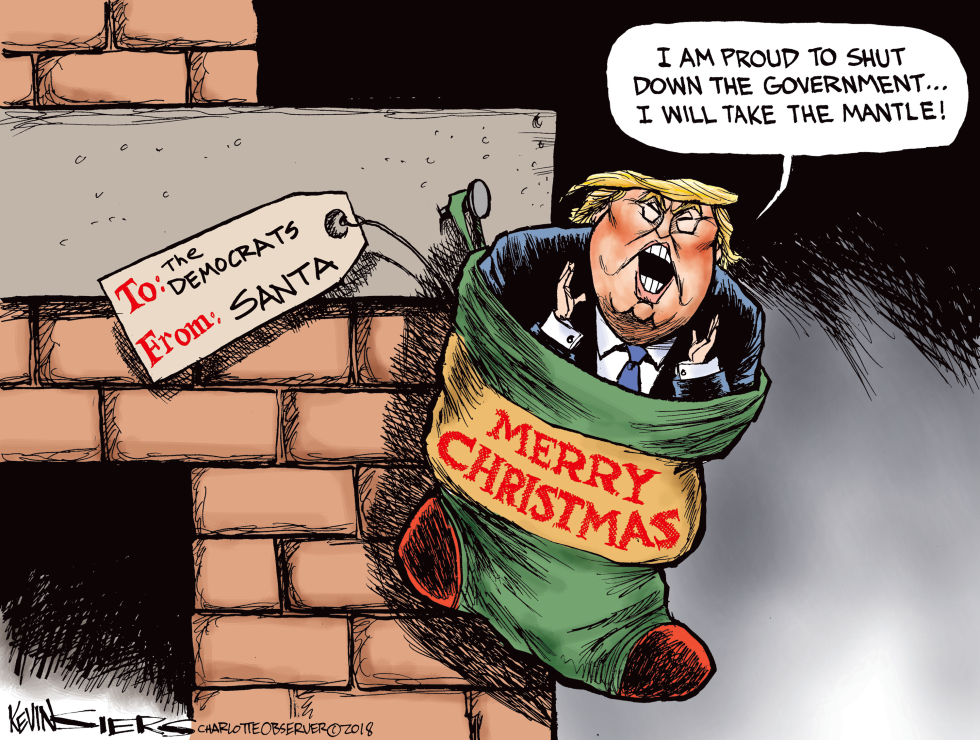  TRUMP'S GIFT TO PELOSI AND SCHUMER by Kevin Siers