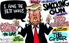 TRUMP WORDS by Milt Priggee