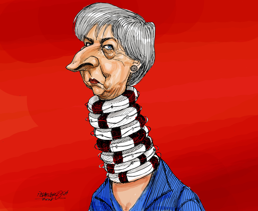  LIFESAVER NECKLACE FOR THERESA MAY by Petar Pismestrovic