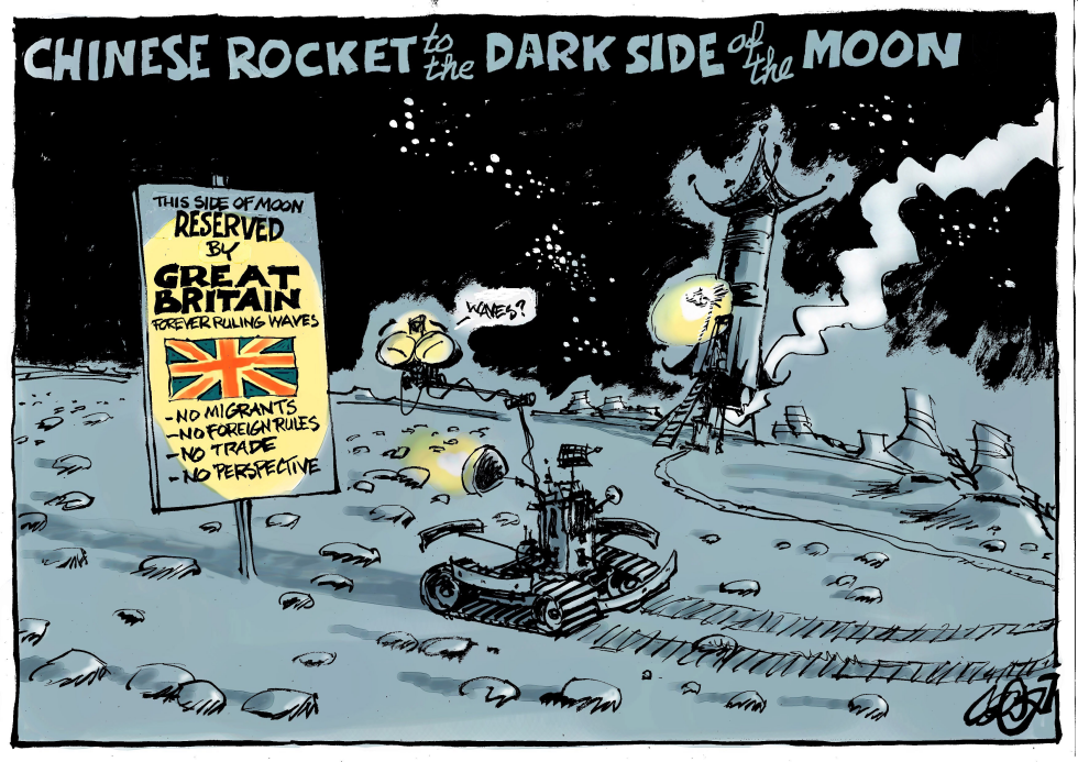  UK'S SPLENDID ISOLATION by Jos Collignon