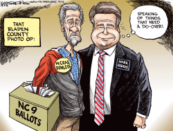 NORTH CAROLINA BALLOT FRAUD PHOTO by Kevin Siers