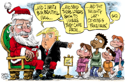 TRUMP AND SANTA by Daryl Cagle