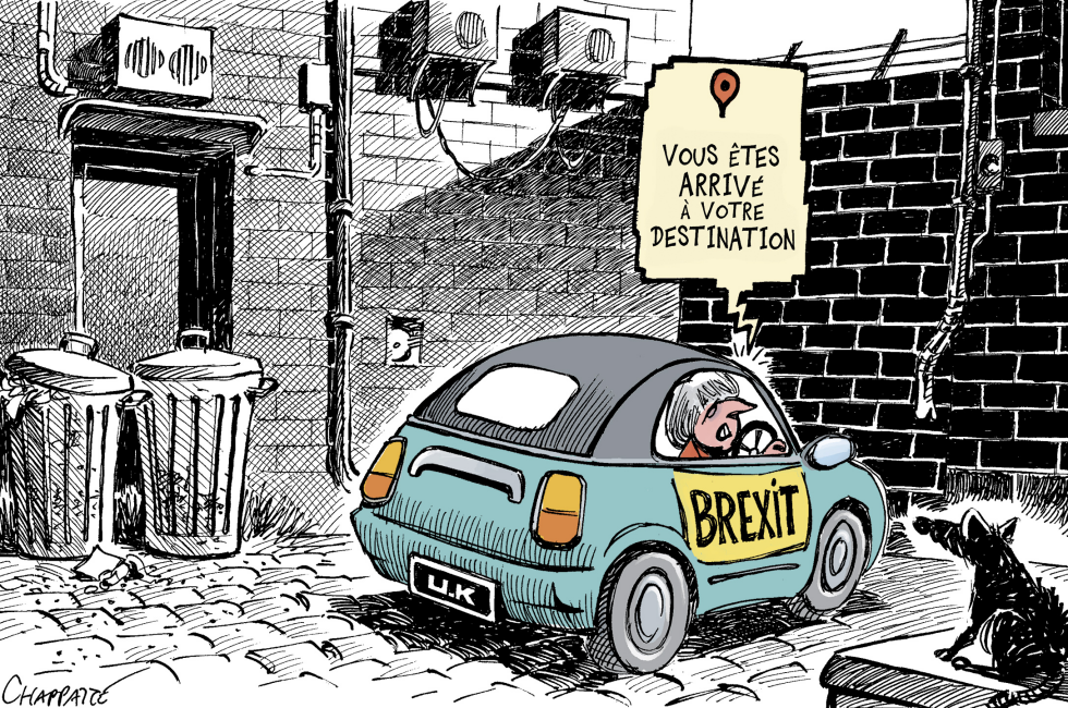  THERESA MAY’S JOURNEY by Patrick Chappatte