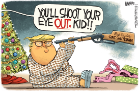 TRUMP AS RALPHIE by Rick McKee