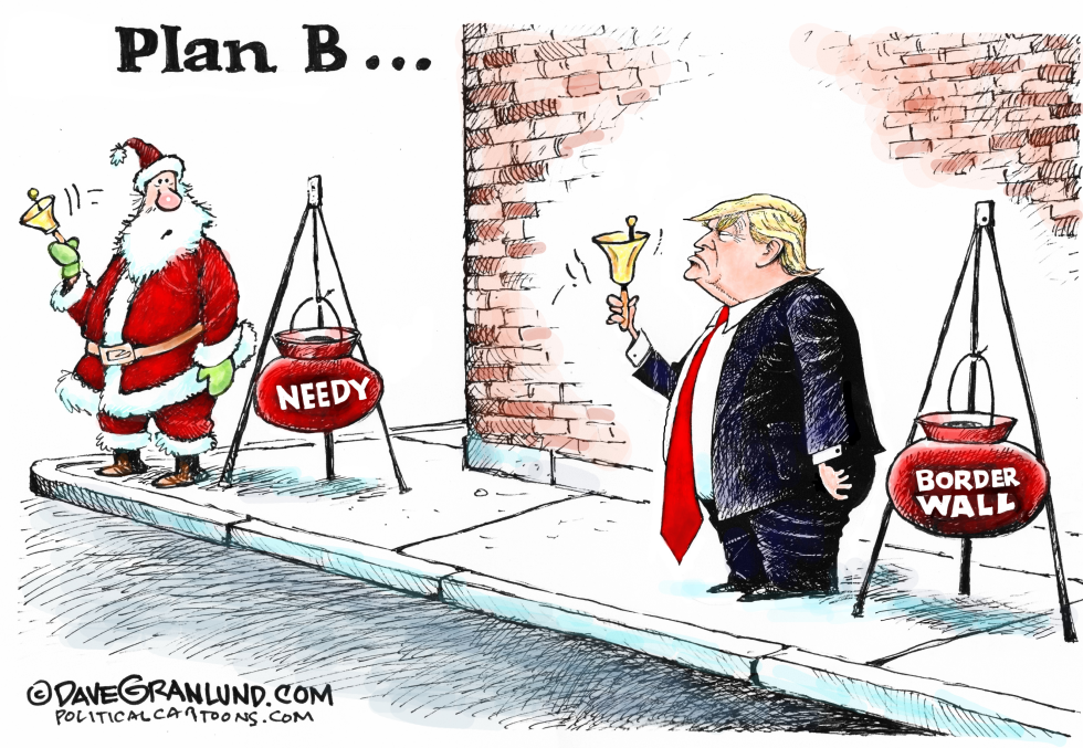  BORDER WALL FUNDING PLAN B by Dave Granlund